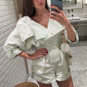 Zimmermann Linen Romper – Size 0 – Perfect Condition
